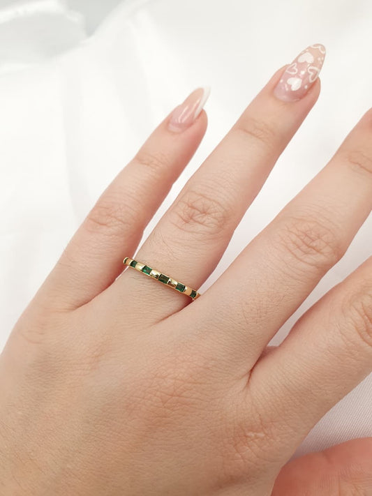 Anillo en Rodio R3862