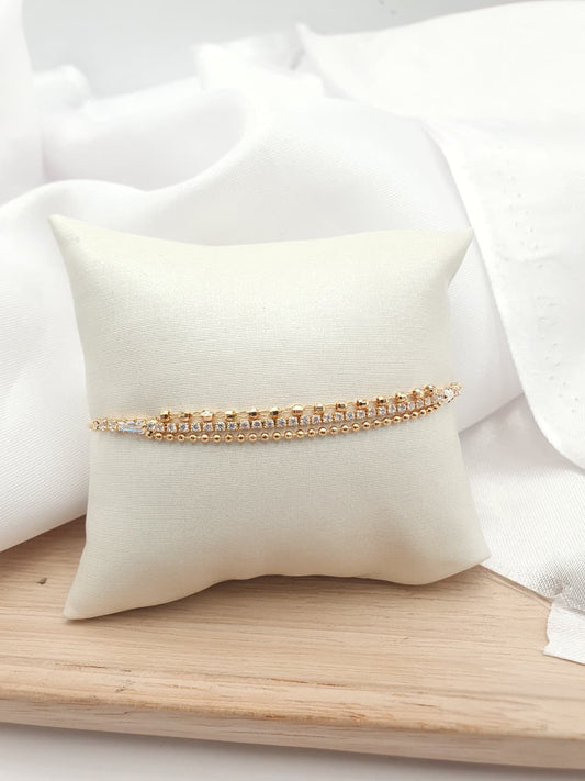 Pulsera en Rodio PRCH01