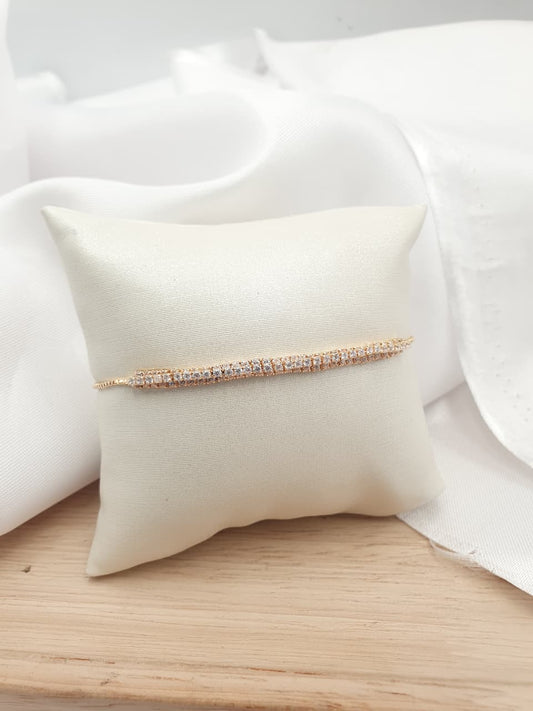 Pulsera en Rodio PRCH02