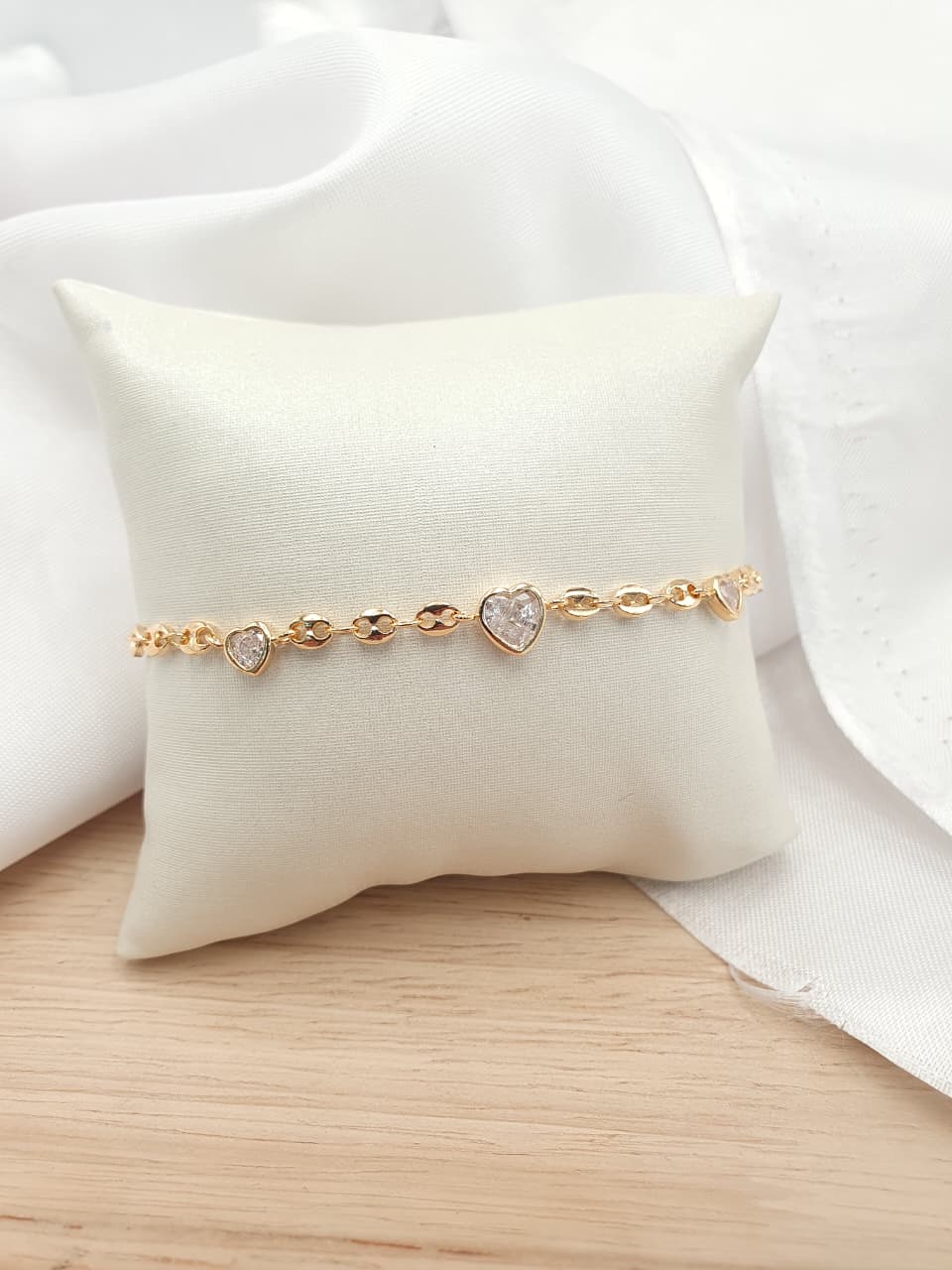 Pulsera en Rodio PRCH11