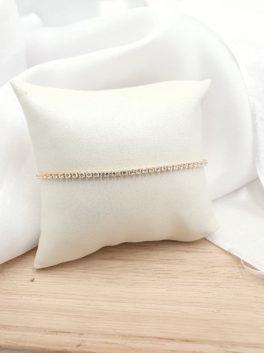 Pulsera en Rodio PRCH10