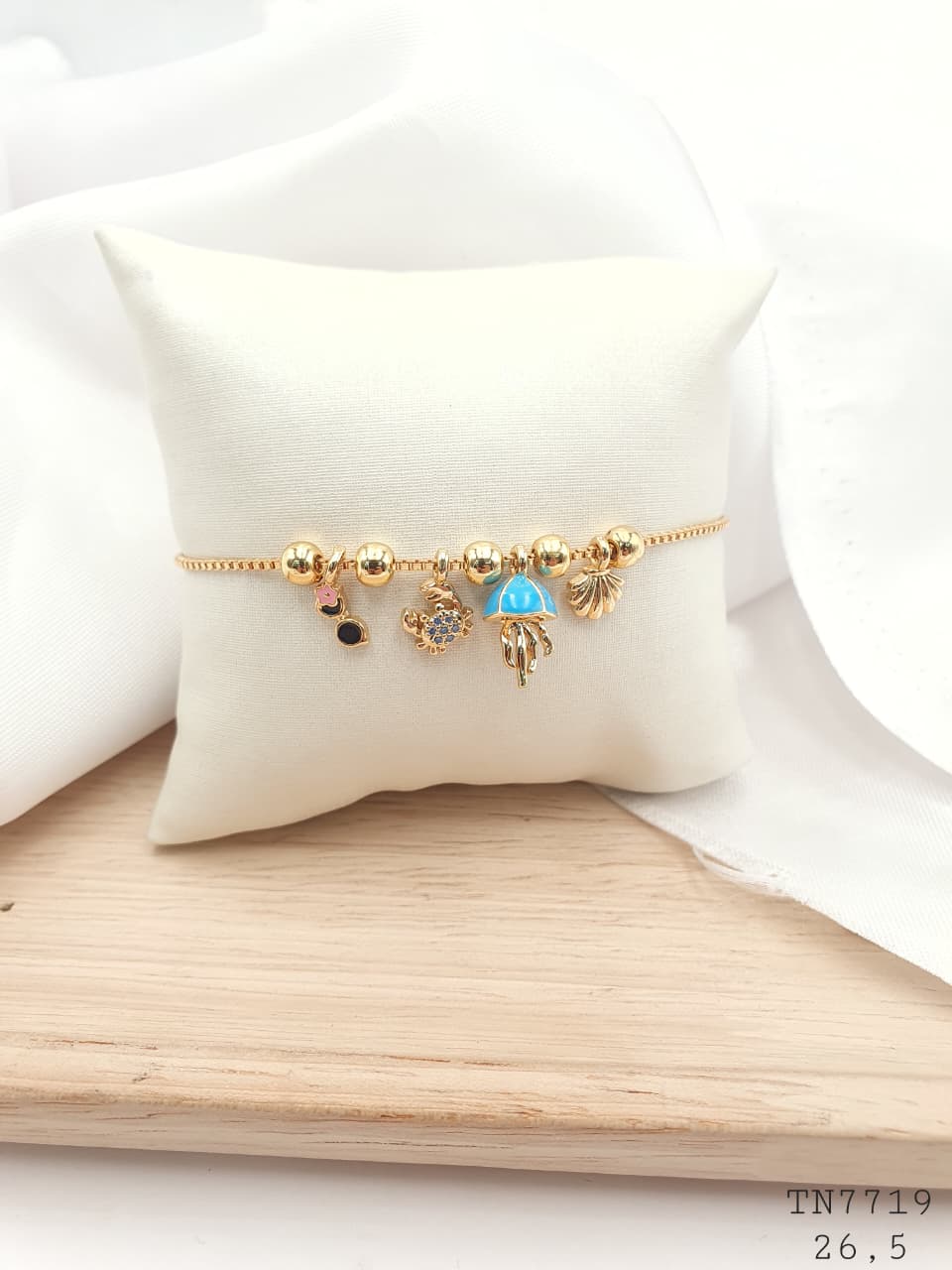 Pulsera en Rodio TN7719