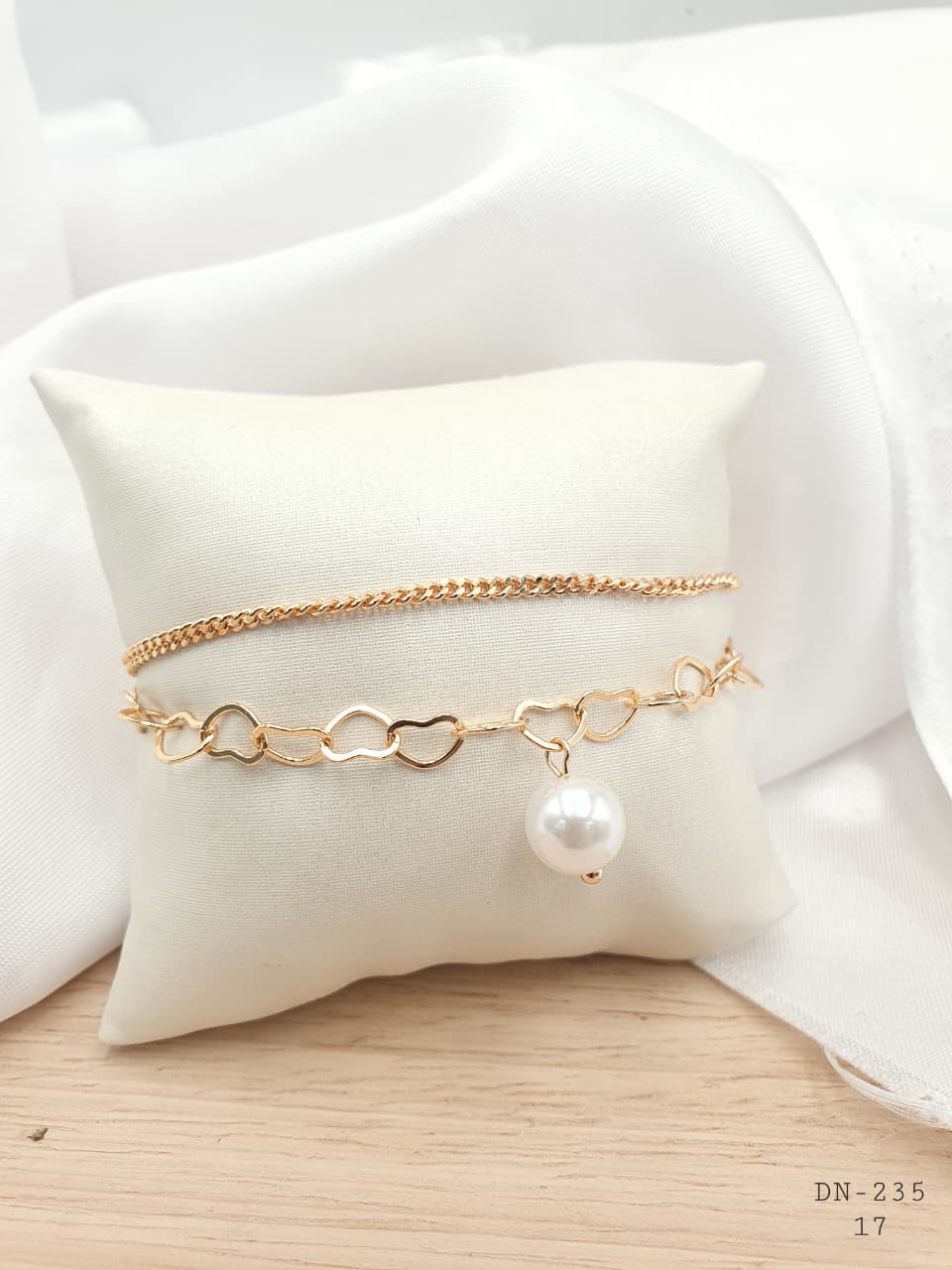 Pulsera en Rodio DN-235