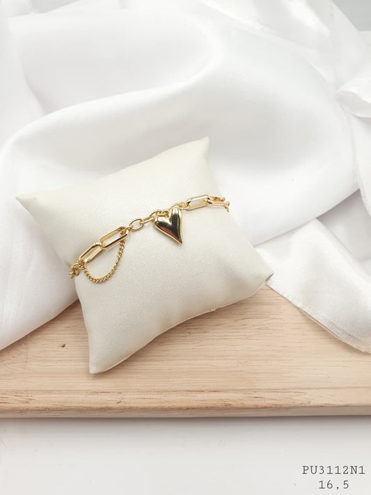 Pulsera en Rodio PU3112N1