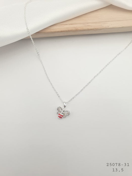 cadenas cobre con baño en plata PLC19