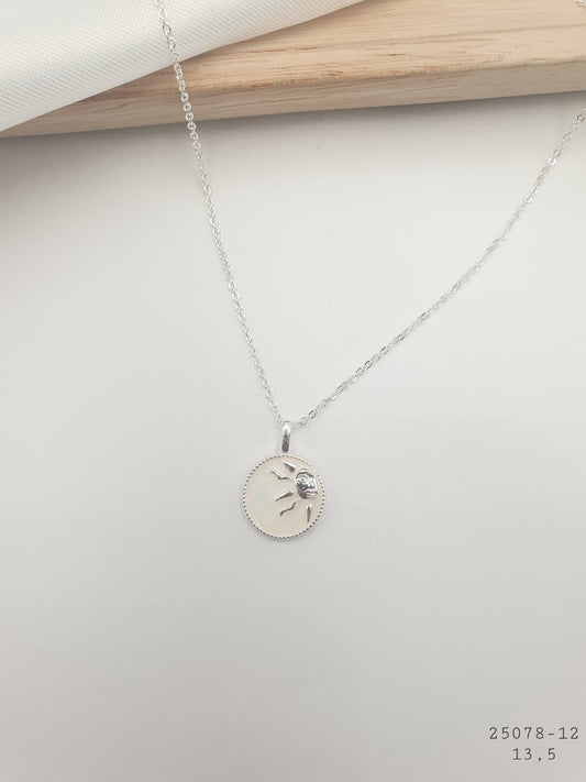 cadenas cobre con baño en plata PLC14