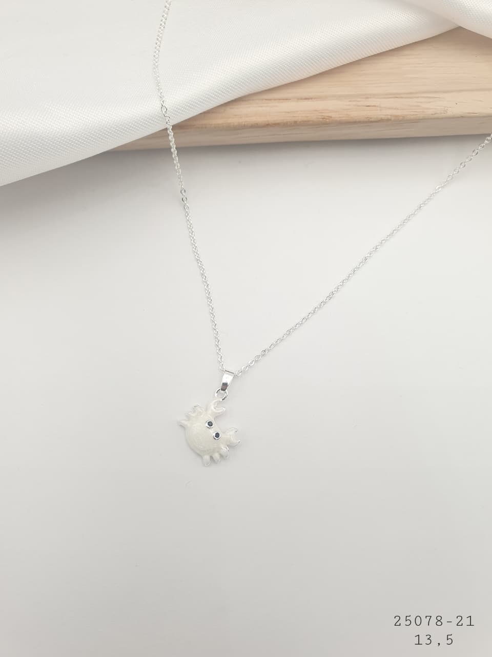 cadenas cobre con baño en plata PLC18