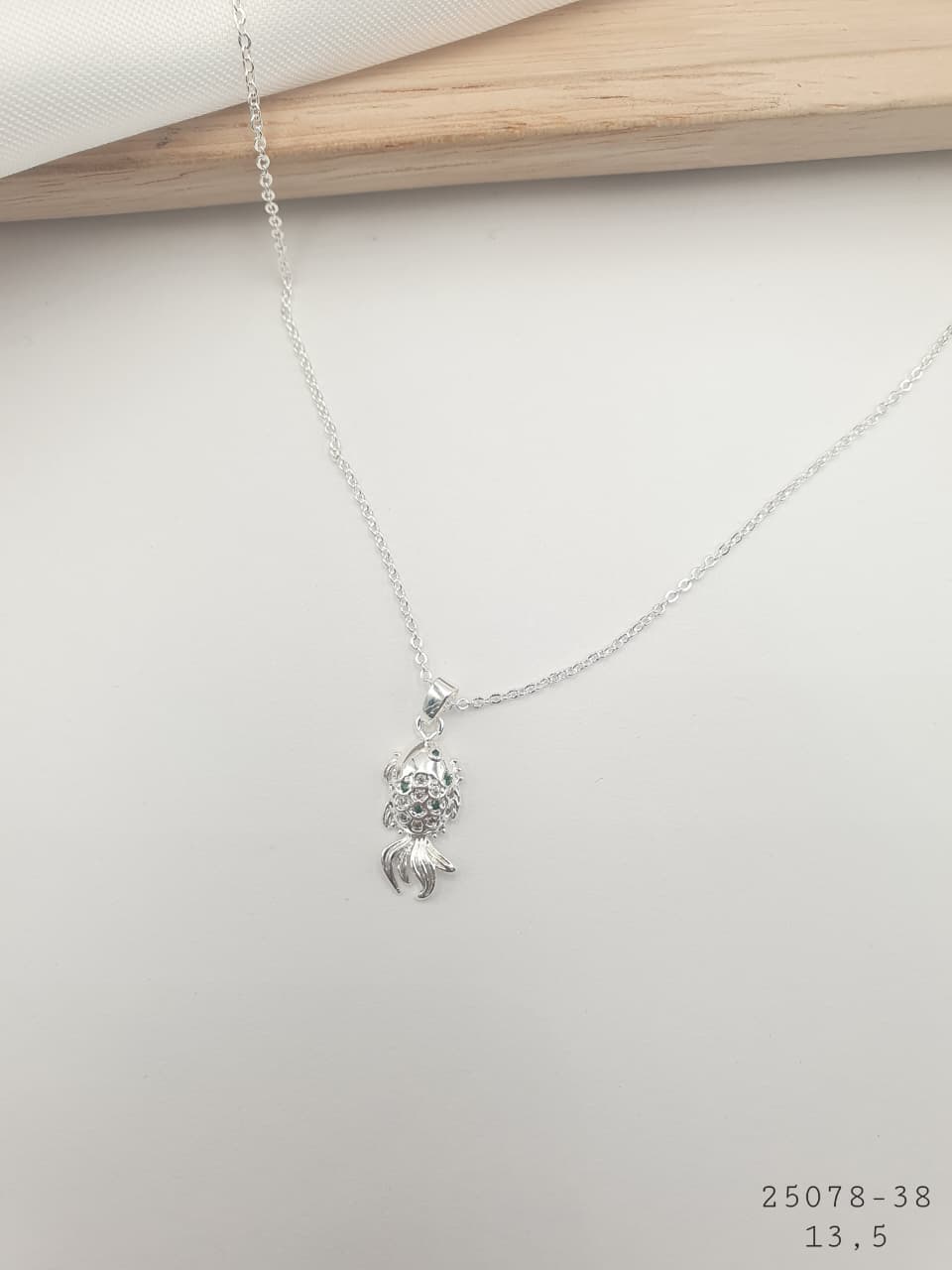 cadenas cobre con baño en plata PLC01