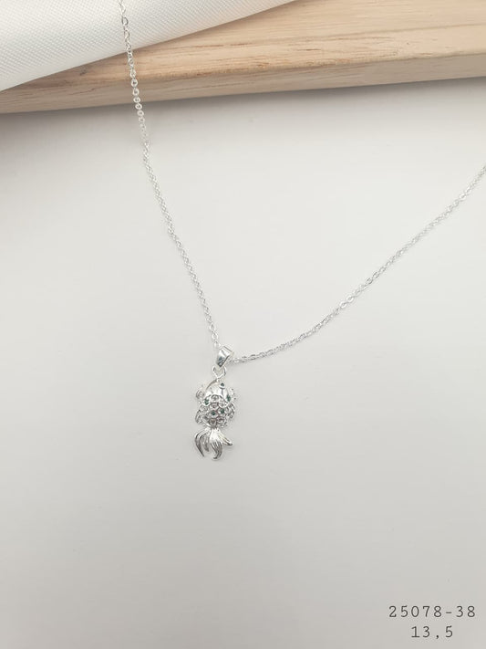 cadenas cobre con baño en plata PLC01