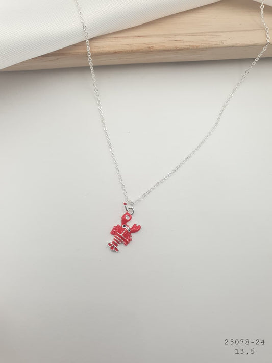 cadenas cobre con baño en plata PLC22