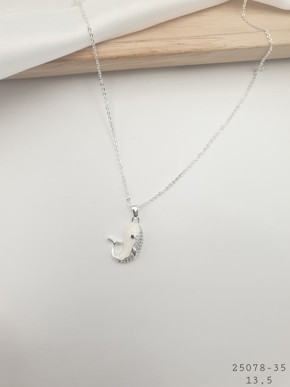 cadenas cobre con baño en plata PLC09