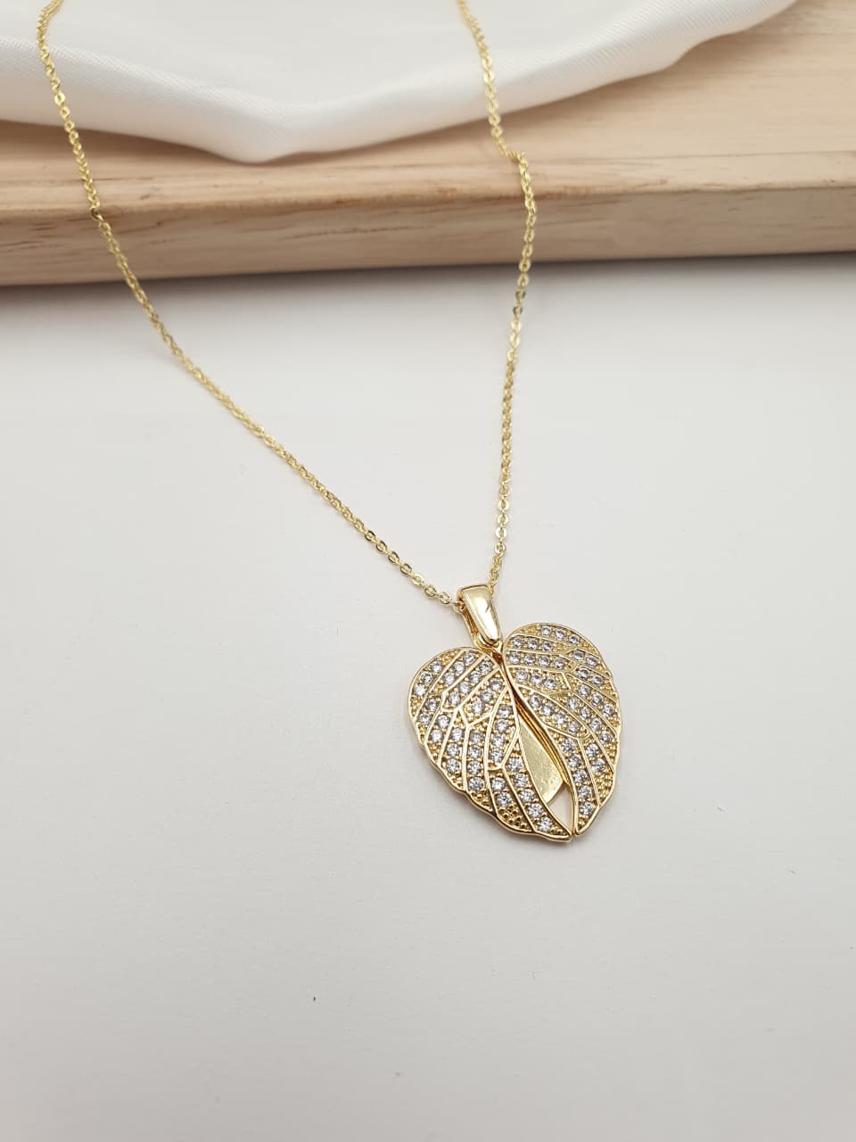 Cadena alas de angel Personalizable  AL02