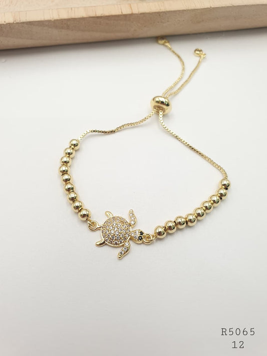Pulsera En Rodio  R5065