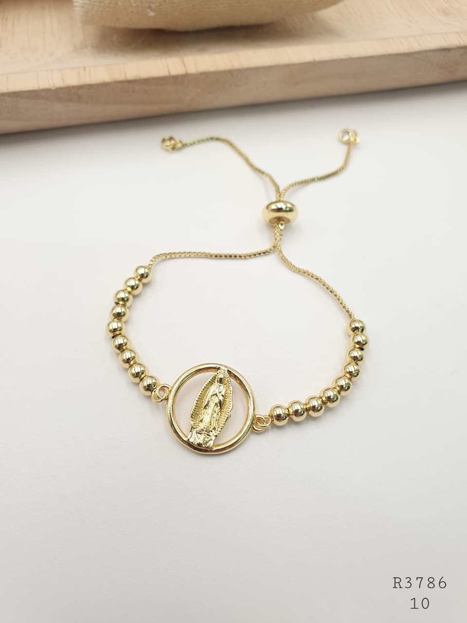 Pulsera En Rodio  R3786