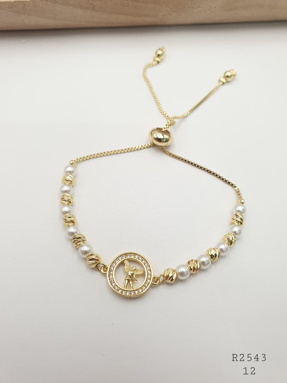 Pulsera En Rodio  R2543