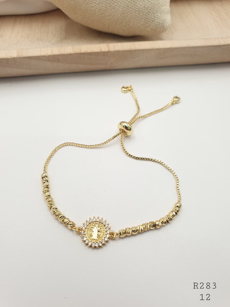 Pulsera En Rodio  R283