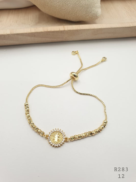 Pulsera En Rodio  R283