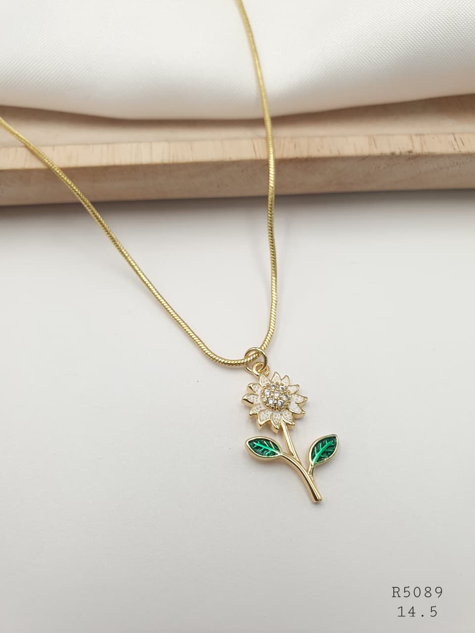 Cadena En Rodio  R5089-1