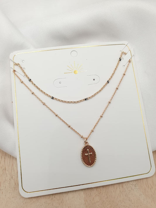 Cadena set En Rodio  TN5874