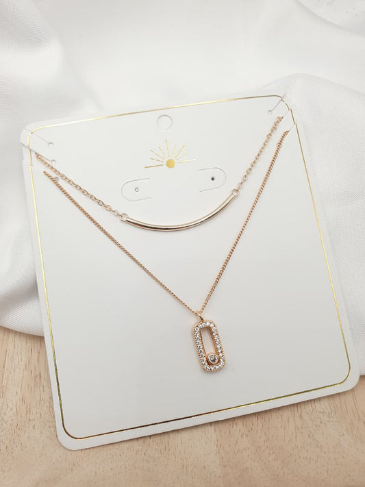 Cadena set En Rodio  TN5662