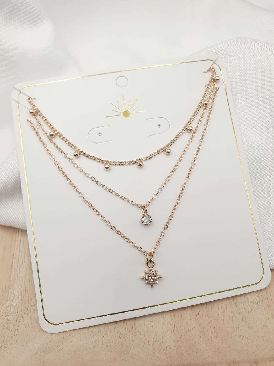 Cadena set En Rodio  TN5670