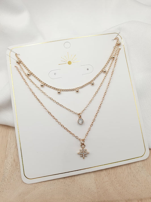 Cadena set En Rodio  TN5670
