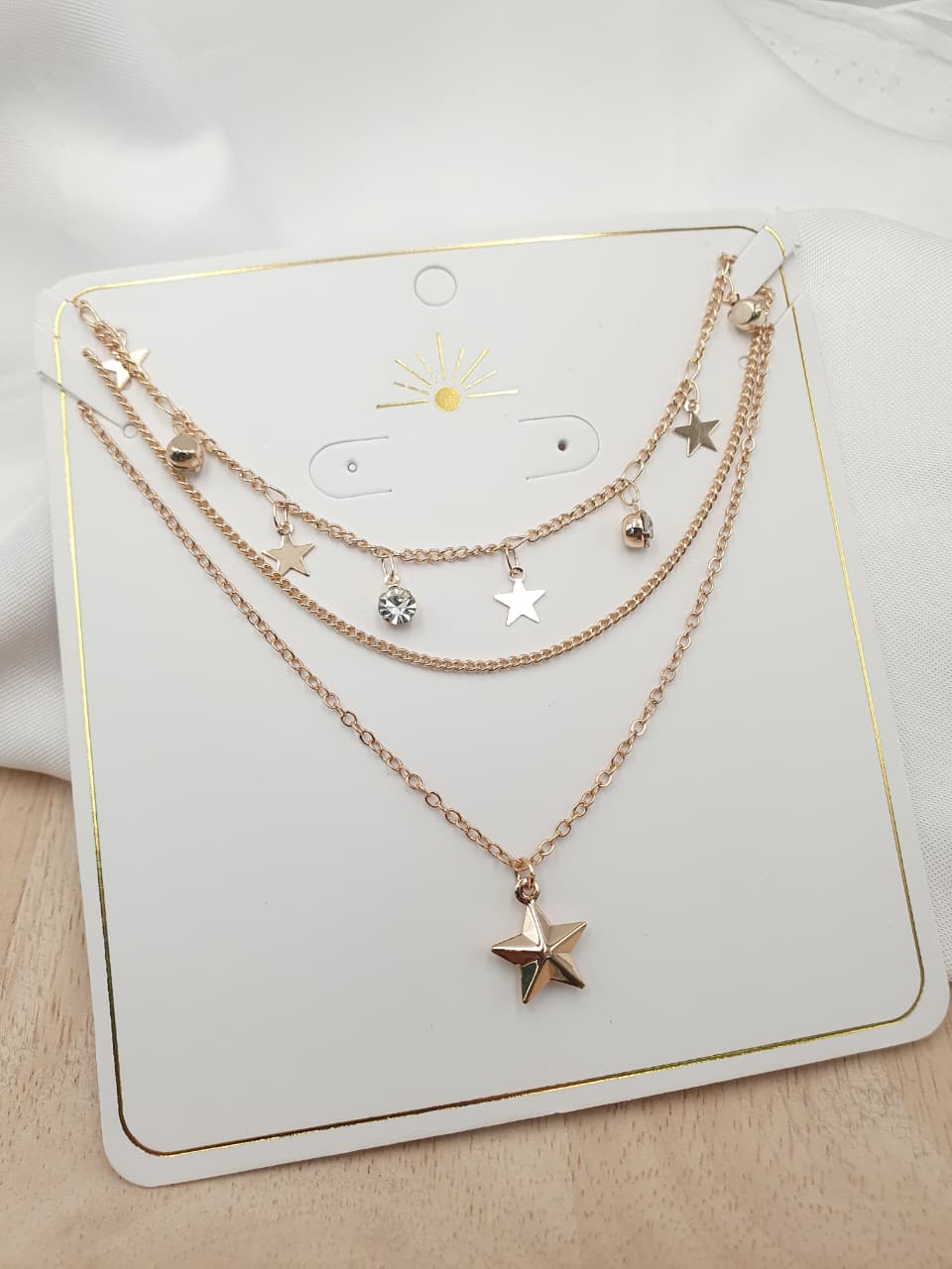 Cadena set En Rodio  TN5676
