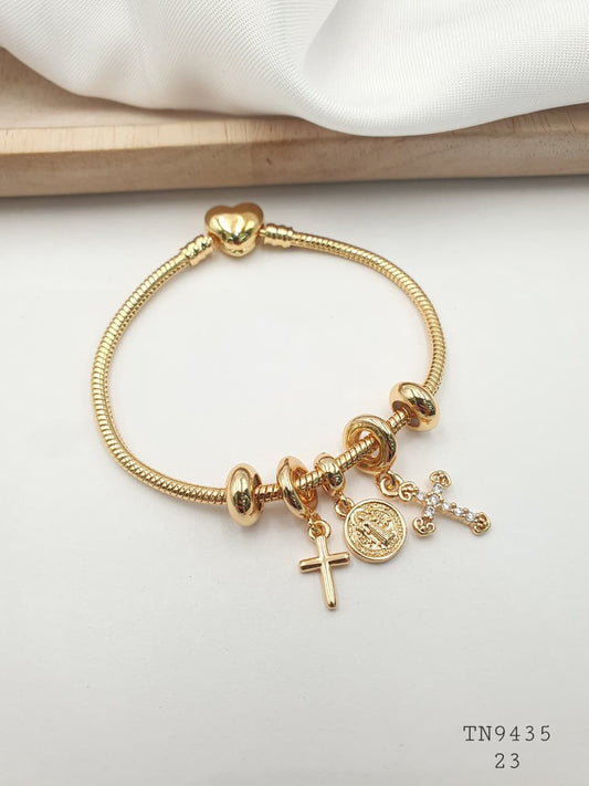 Pulsera Aro En Rodio TN9435