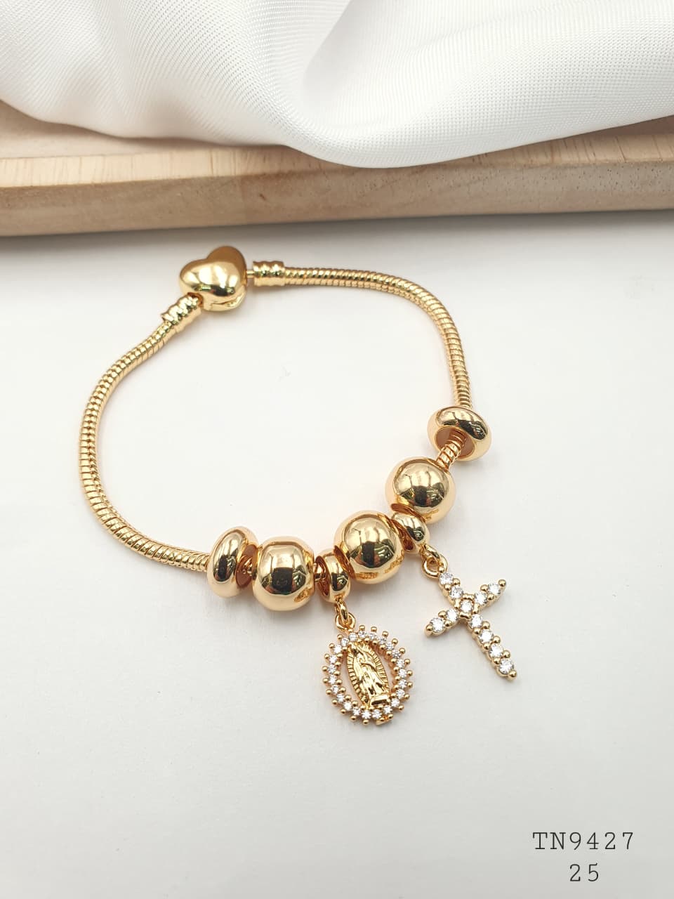 Pulsera Aro En Rodio TN9427