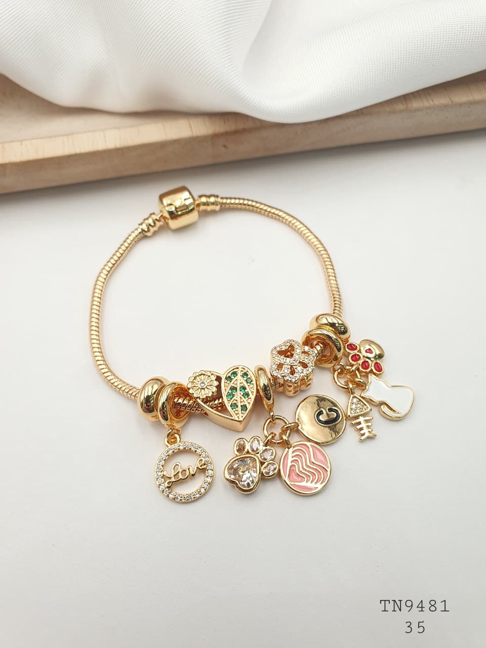 Pulsera Aro En Rodio TN9481