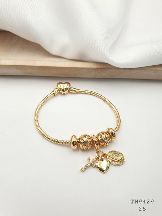 Pulsera Aro En Rodio TN9429