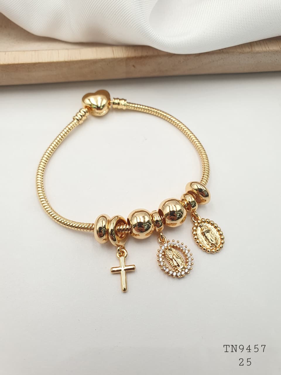 Pulsera Aro En Rodio TN9457