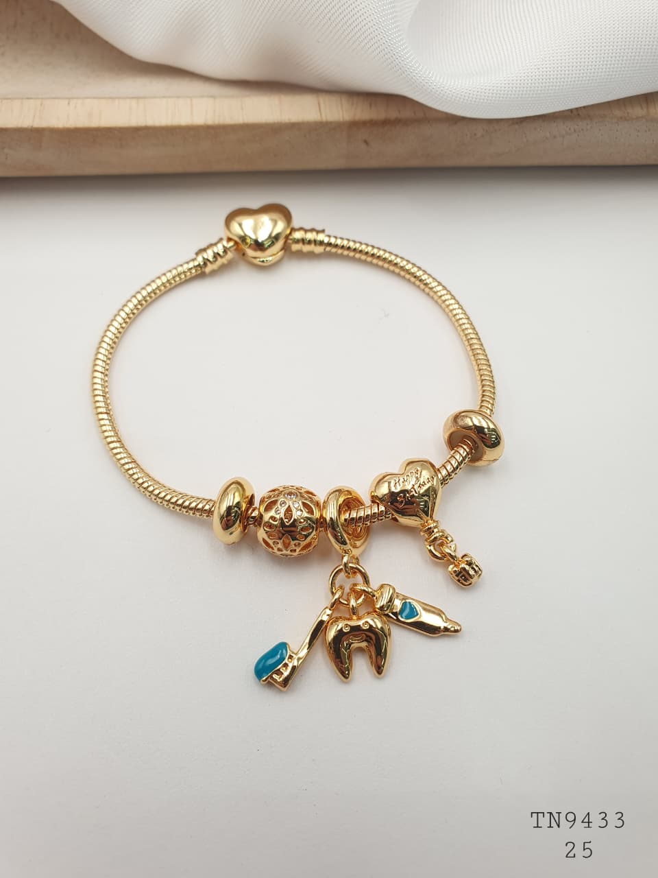 Pulsera Aro En Rodio TN9433