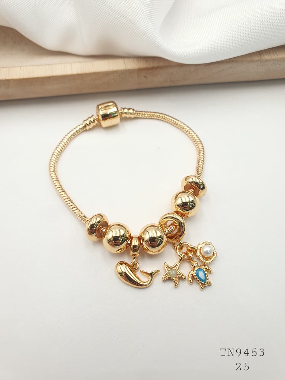 Pulsera Aro En Rodio TN9453