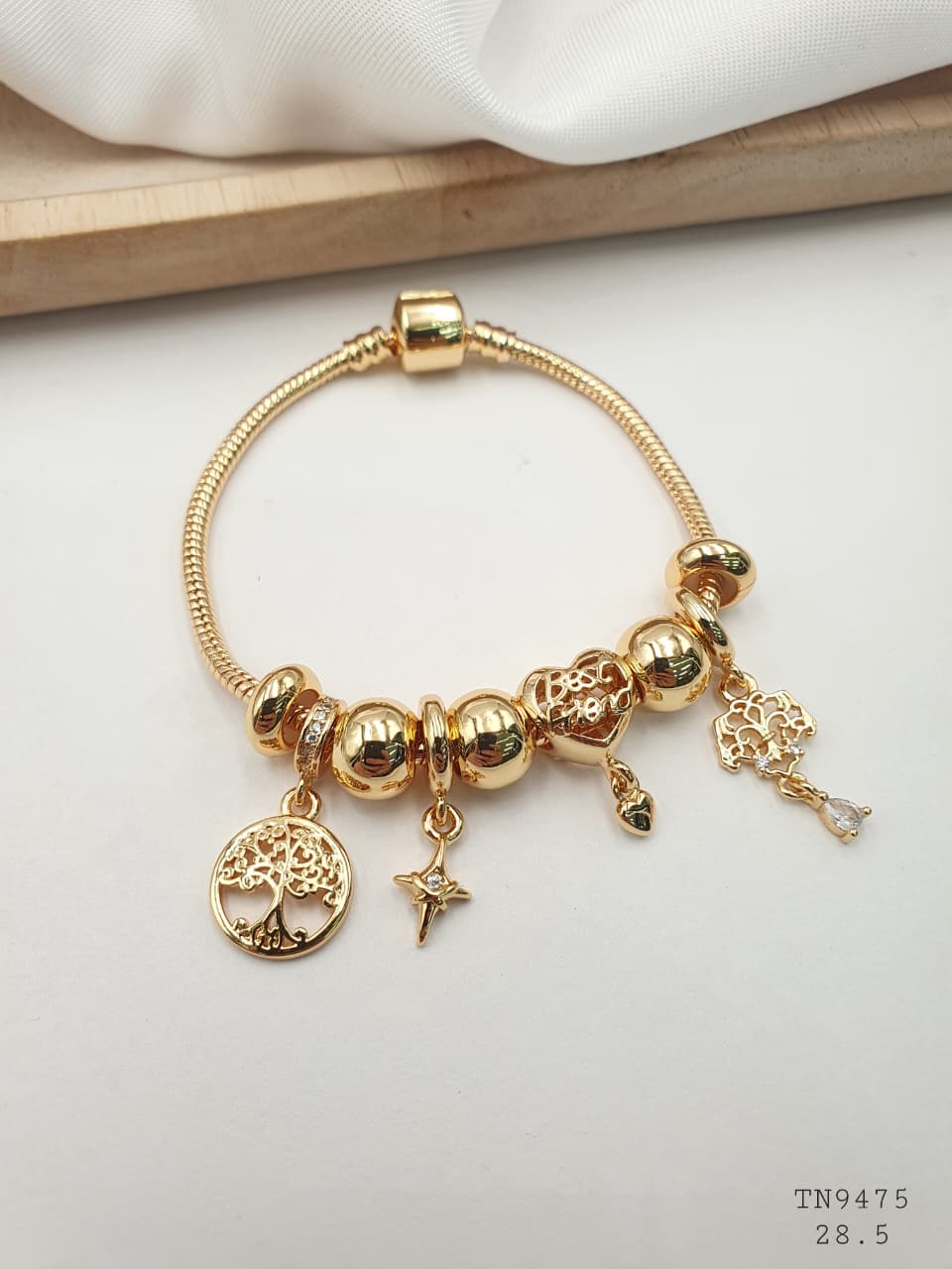Pulsera Aro En Rodio TN9475