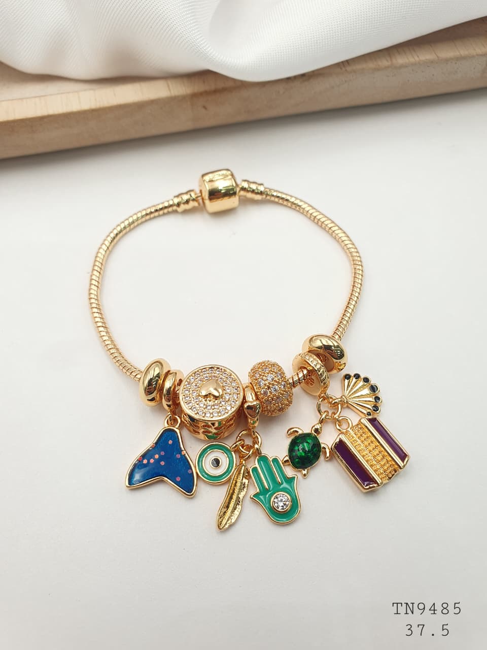 Pulsera Aro En Rodio TN9485