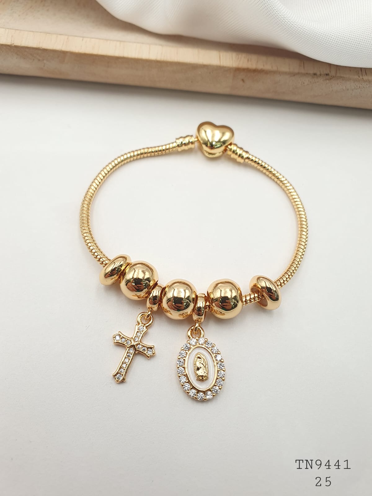 Pulsera Aro En Rodio TN9441
