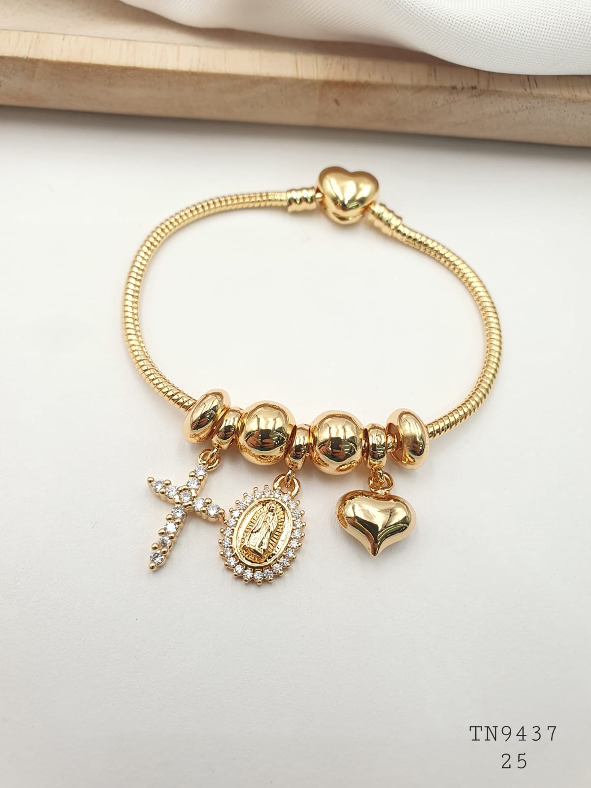 Pulsera Aro En Rodio TN9437