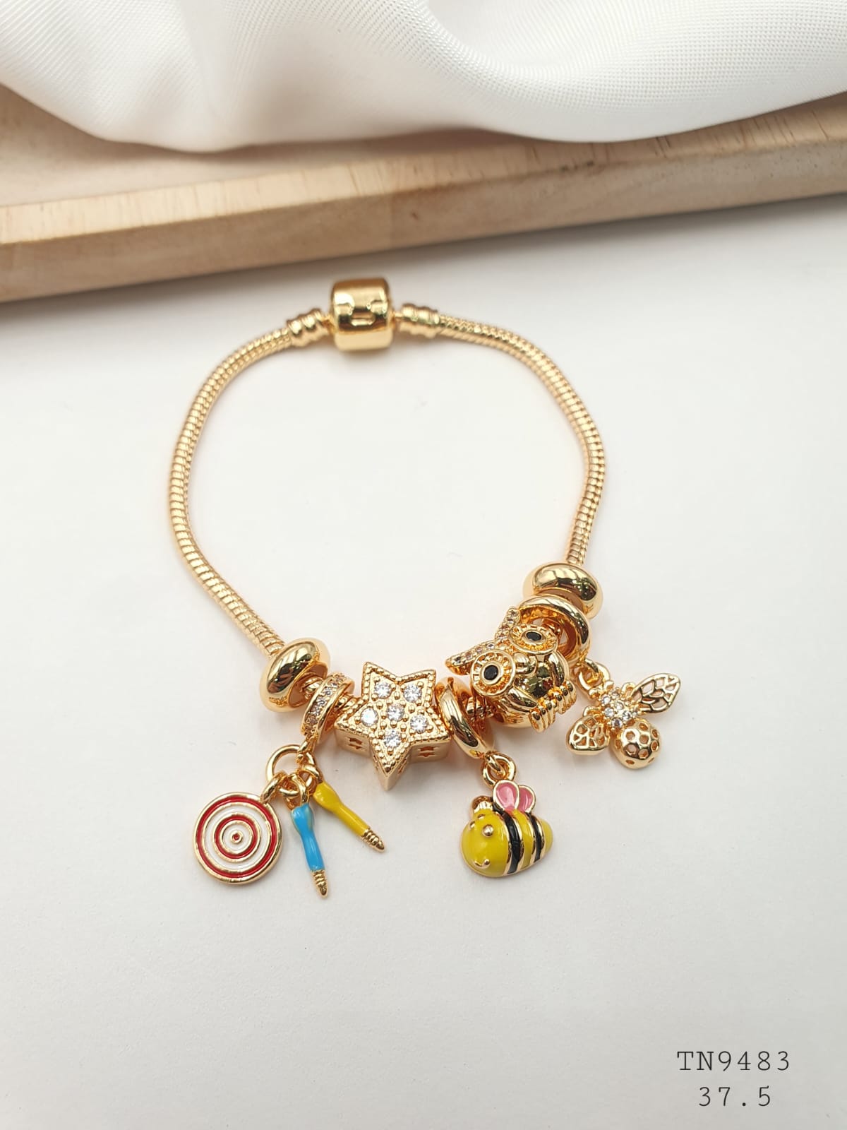 Pulsera Aro En Rodio TN9483
