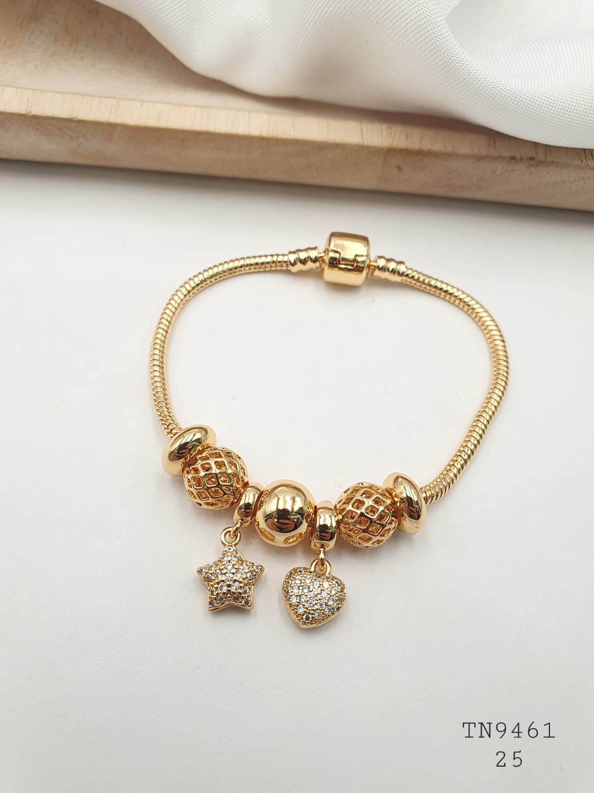 Pulsera Aro En Rodio TN9461
