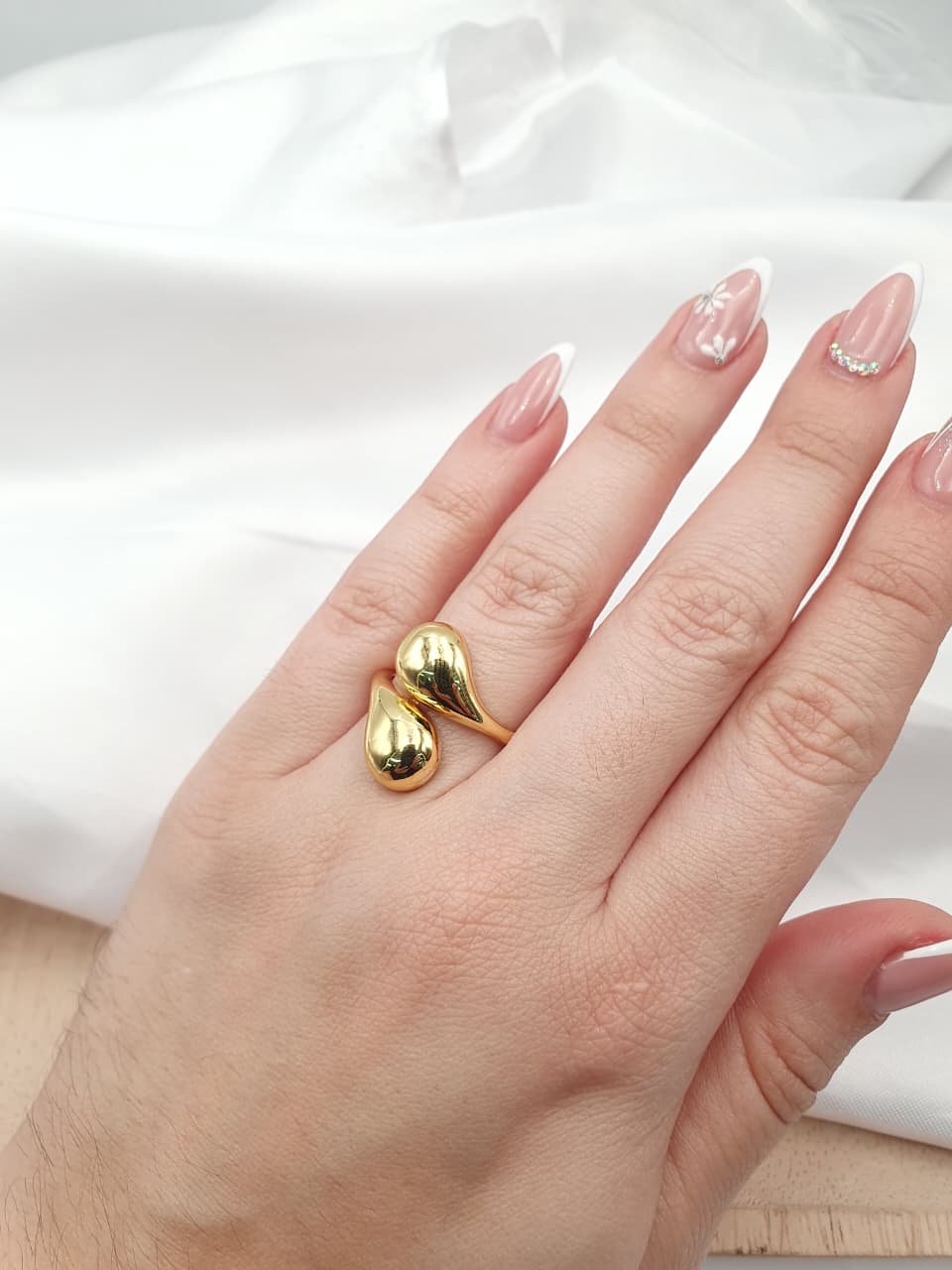 Anillo Chunky En Rodio ACHU7