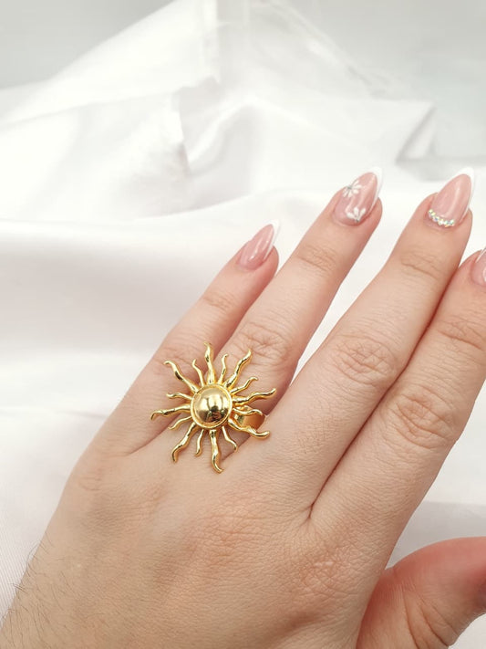 Anillo Chunky En Rodio ACHU5