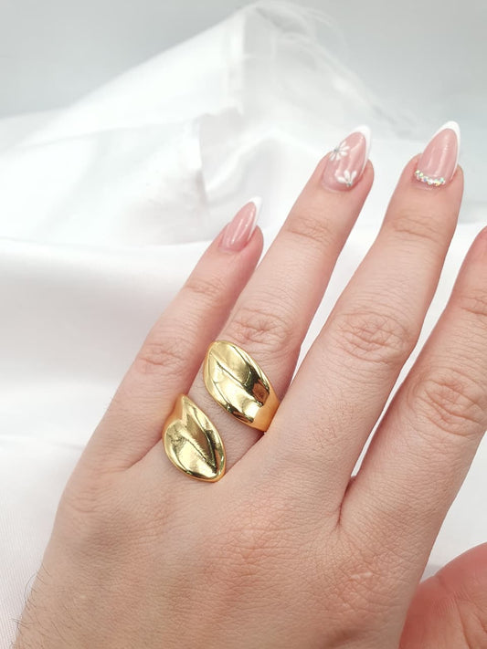Anillo Chunky En Rodio ACHU6