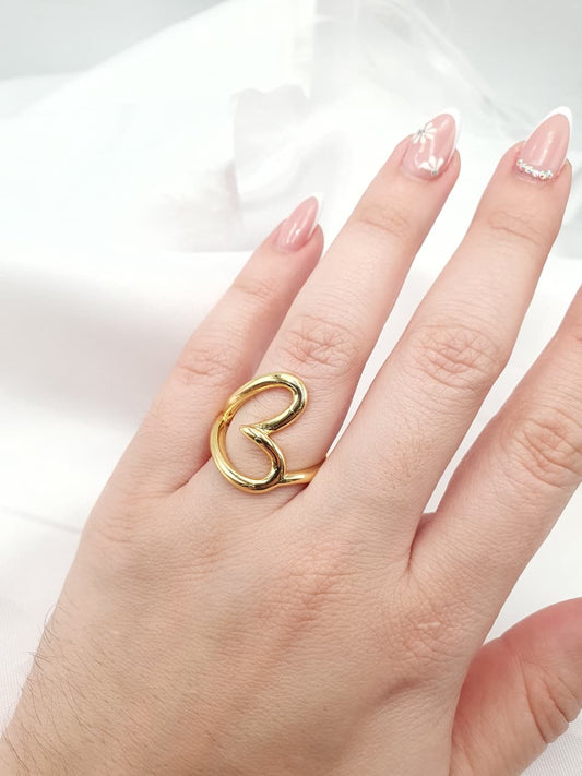 Anillo Chunky En Rodio ACHU8