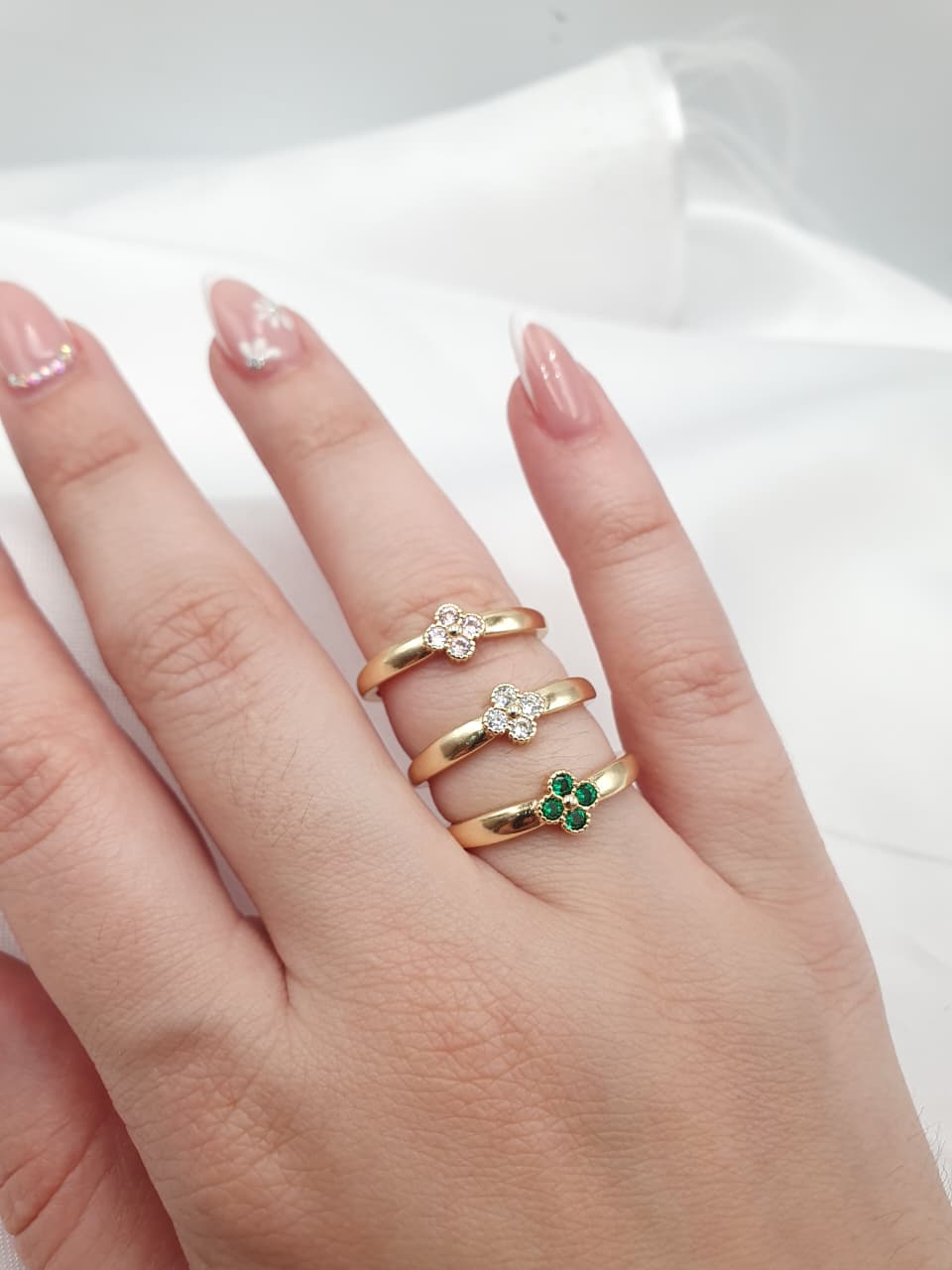 Anillo Rodio R608