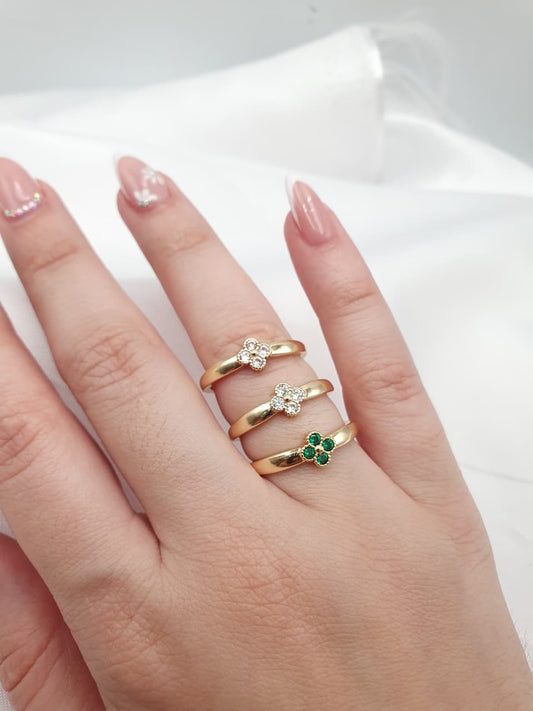 Anillo Rodio R608