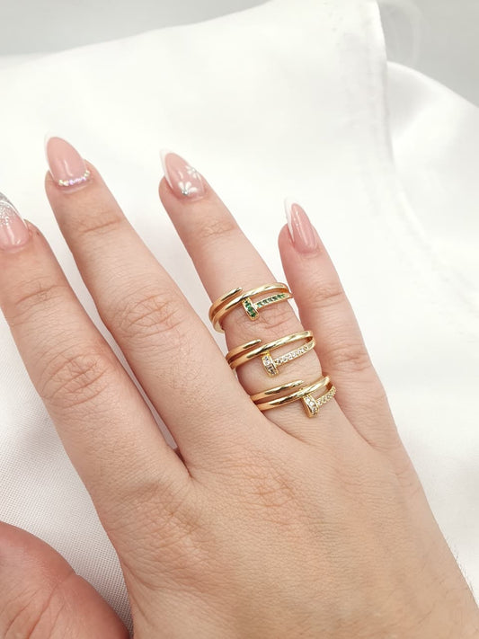 Anillo Rodio R604