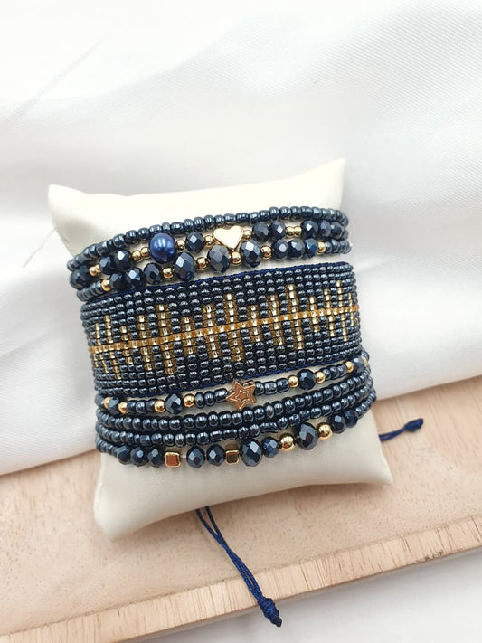 Set Pulsera Tejida SETPUL06