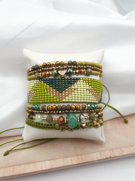 Set Pulsera Tejida SETPUL04