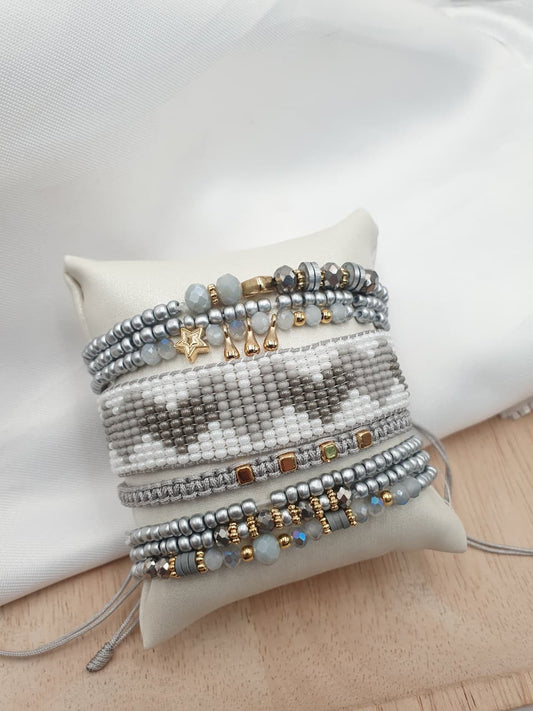 Set Pulsera Tejida SETPUL05